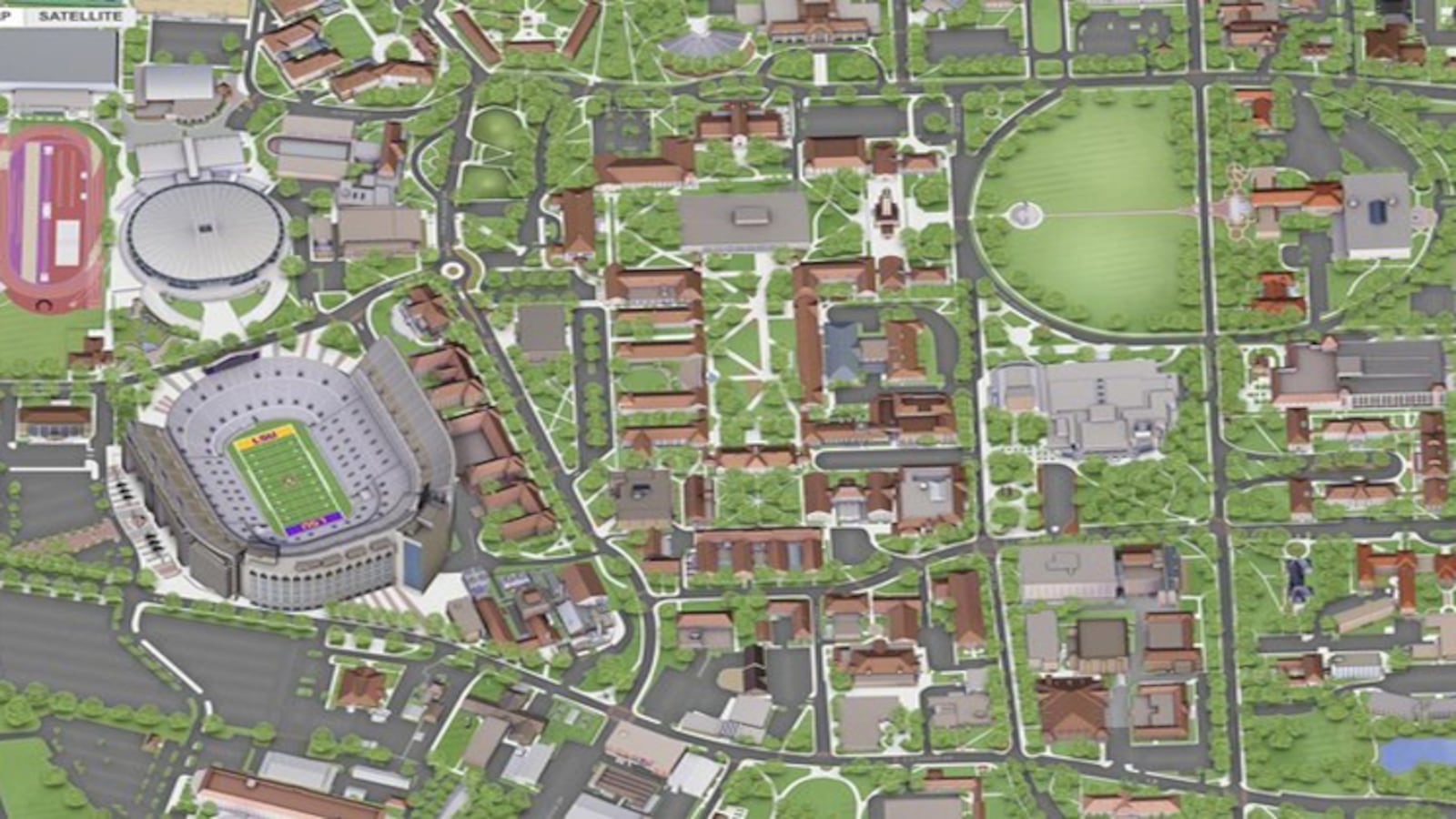 Lsu Compass LSU launches 3D interactive campus map