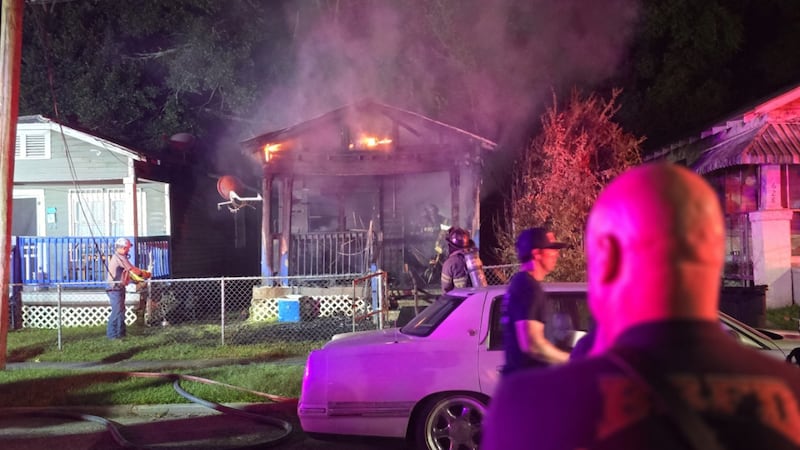 Fire at home on S. 16th Street in Baton Rouge