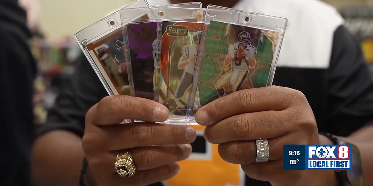 Drew Brees fans catch No. 9 memorabilia at NOLA Card Show
