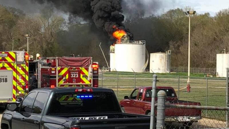 Hc Tank Exploding Explosion in hydrocarbon tank causes fire in Central