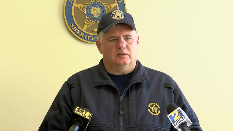 GF Default - Ascension Parish Sheriff Bobby Webre addresses media on multi-parish shooting spree