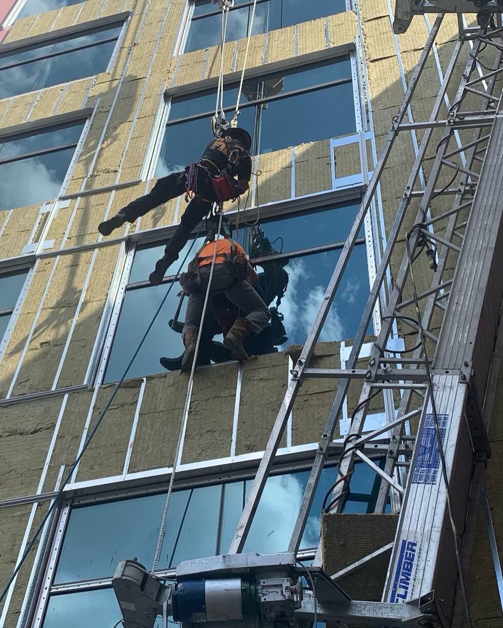 Lyon Rope Rescue Fire SGFD assists Lafayette fire with rope rescue