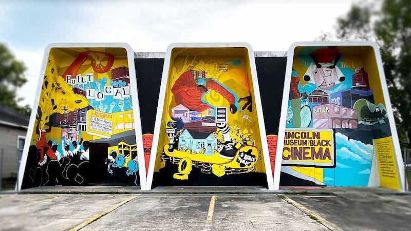 The mural was completed in mid June 2020.