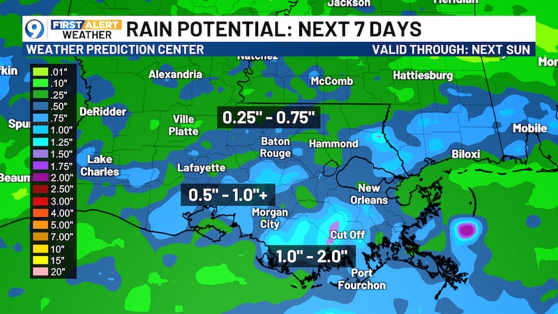 Weather Report Raining All Week Forecast