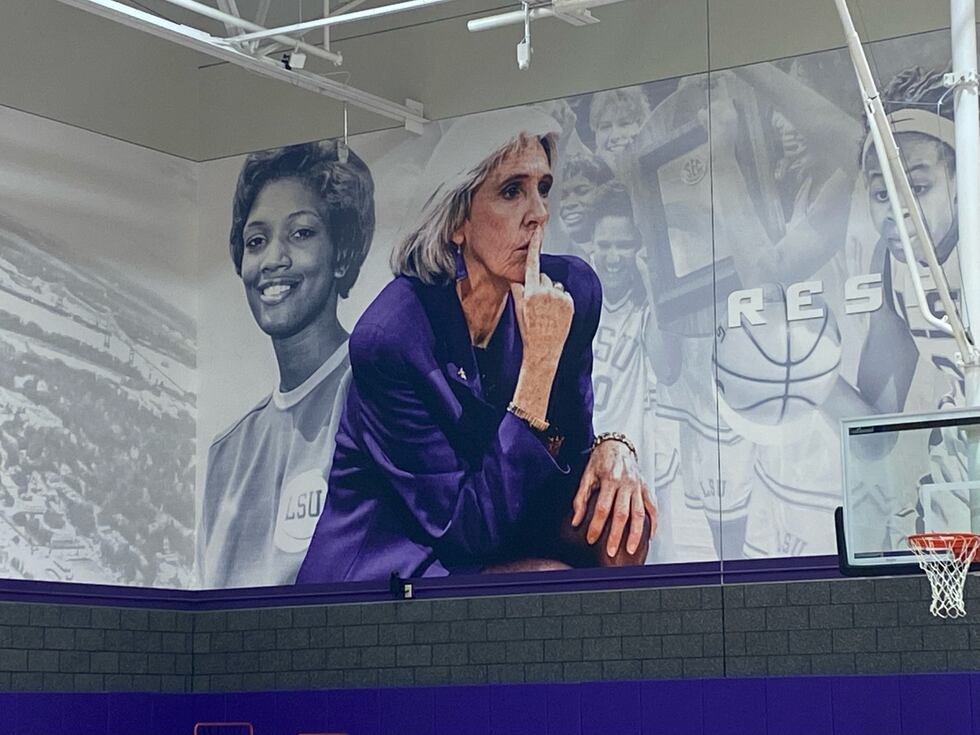 Former LSU women's basketball head coach Sue Gunter