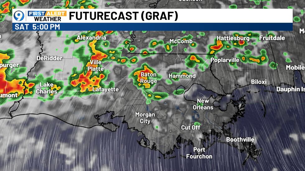 Rounds of storms continue into next week