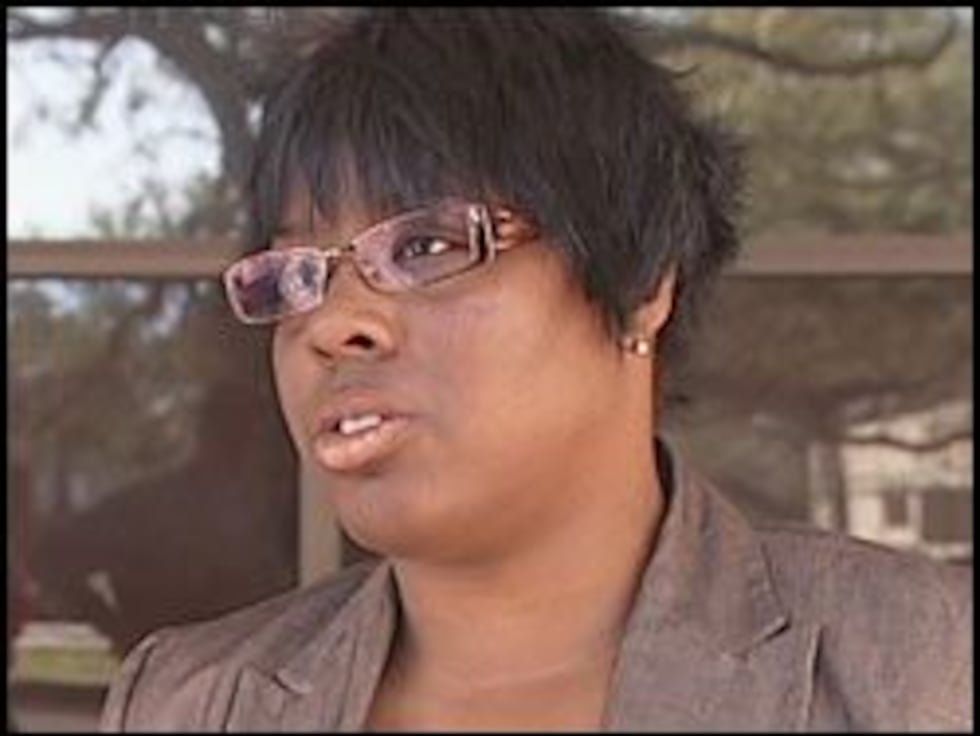 Chiquita Tate during interview with 9NEWS Thursday