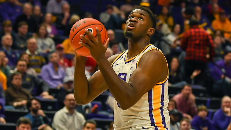 LSU forward Darius Days (No. 0)