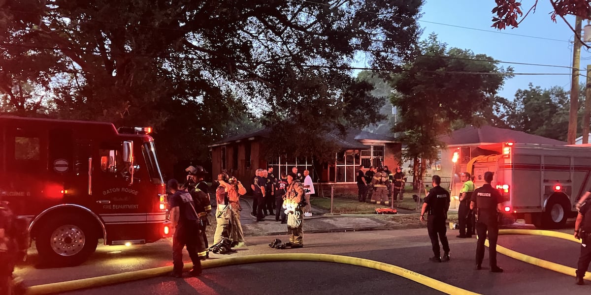 BRFD responds to house fire on Washington Avenue