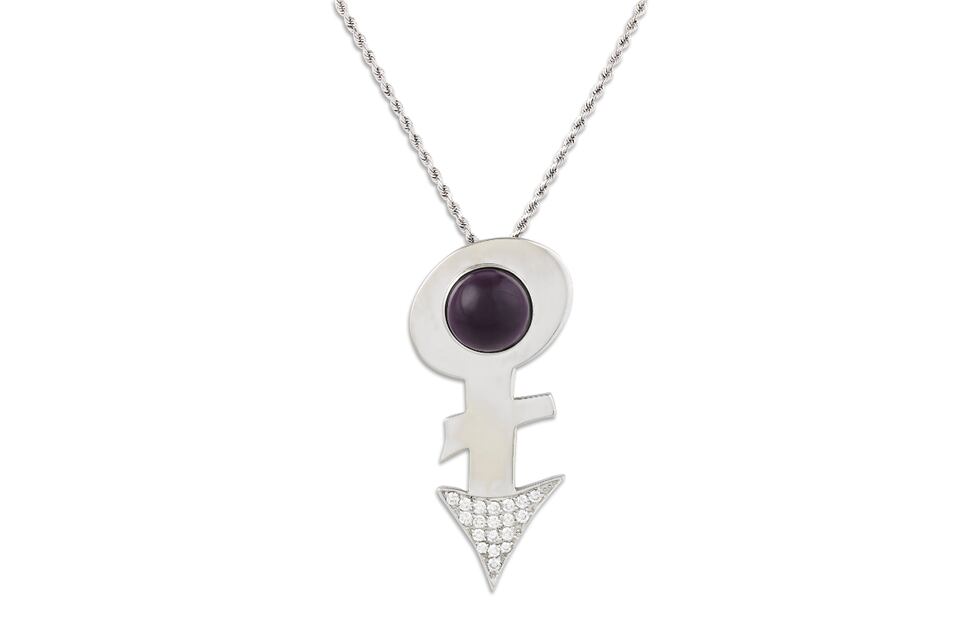 Prince logo necklace clearance
