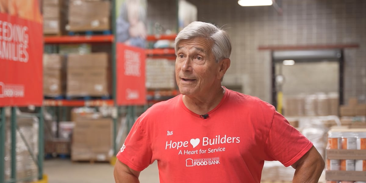 Baton Rouge volunteer reaches 5,200 hours at food bank