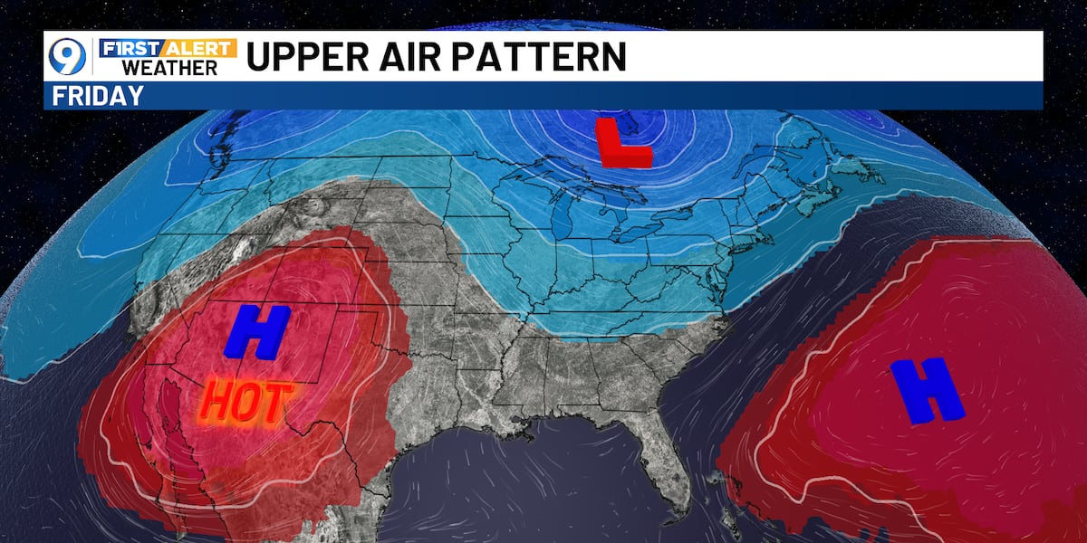 Drier and quieter weather going into the weekend