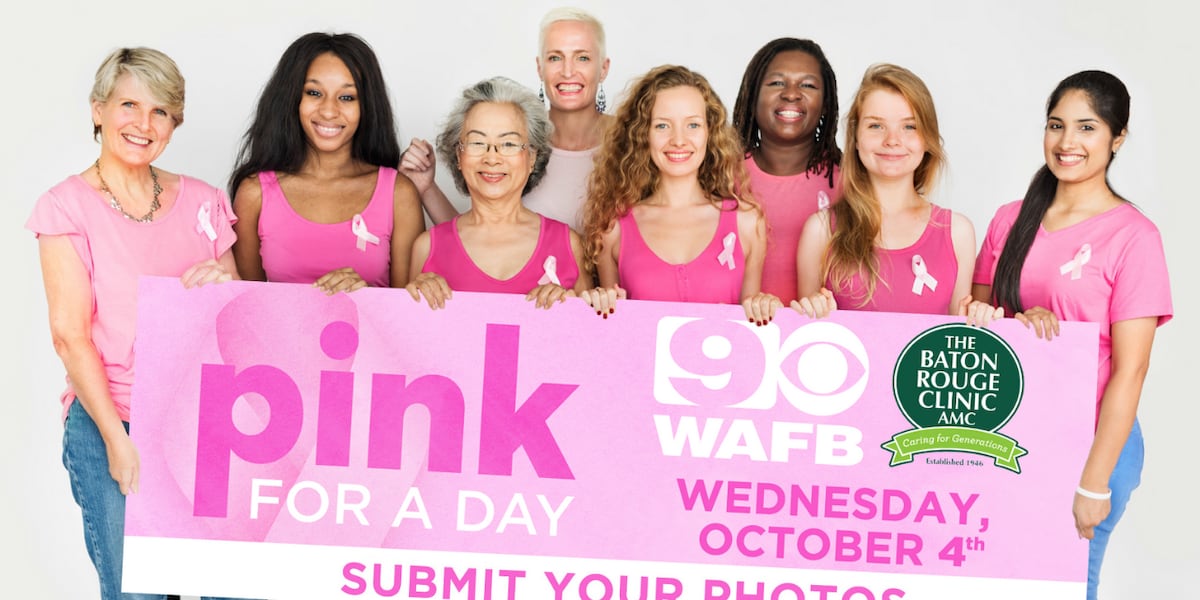 Wear Pink for a Day Wednesday for breast cancer awareness