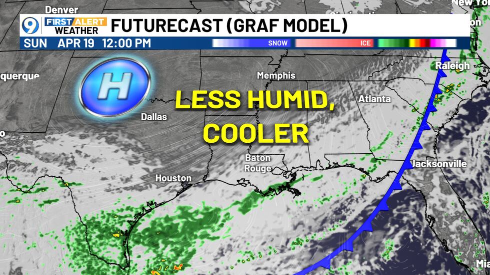 Weather Pattern Shift Weather pattern shift after weekend cold front