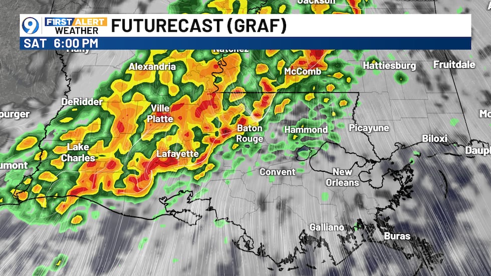 Scattered storms early Friday followed by a second, stronger round on ...