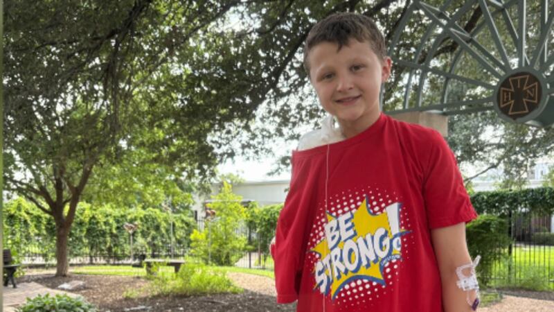 Terry Moore, 12, was diagnosed with rhabdomyosarcoma, a rare and aggressive form of soft...