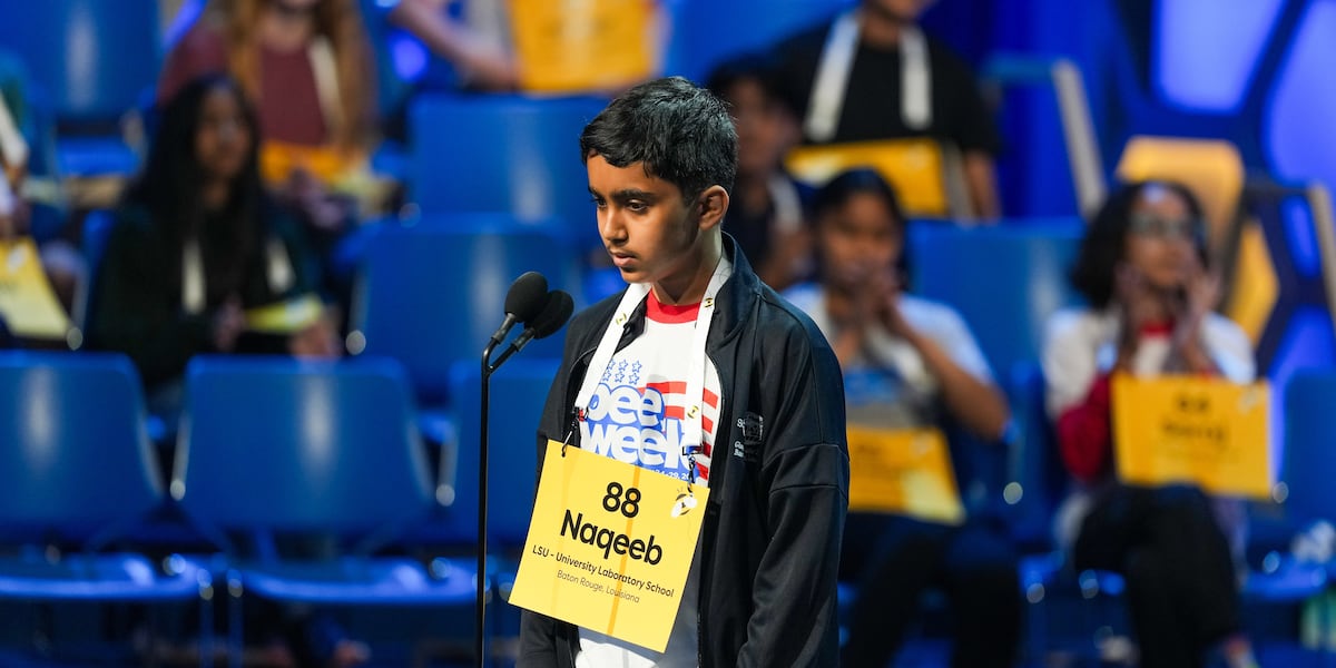 Baton Rouge middle school student competes in national spelling bee