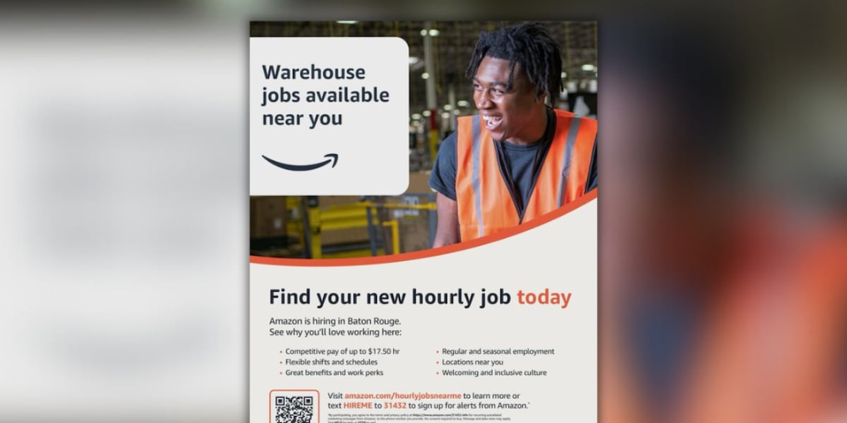 Wafb Amazon Amazon begins hiring process for new facility at Baton Rouge’s old ...