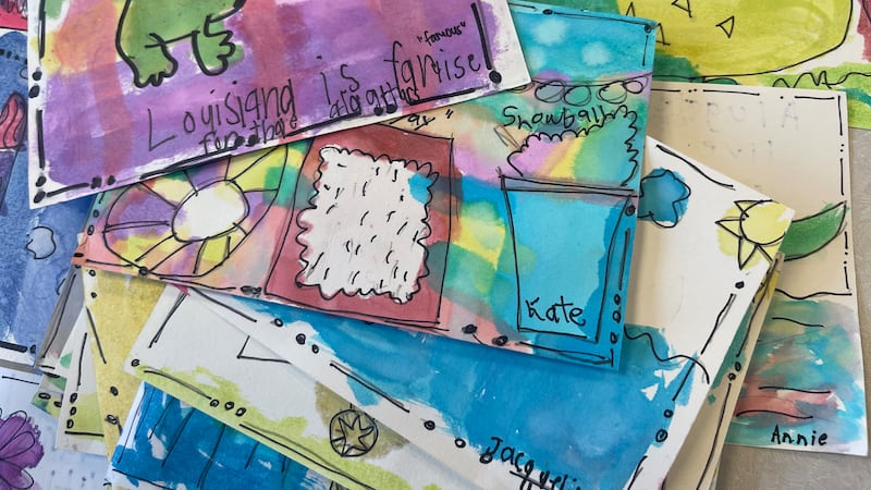 Kindergarten students from Mrs. Kelly Kelly's class took on the assignment of creating...