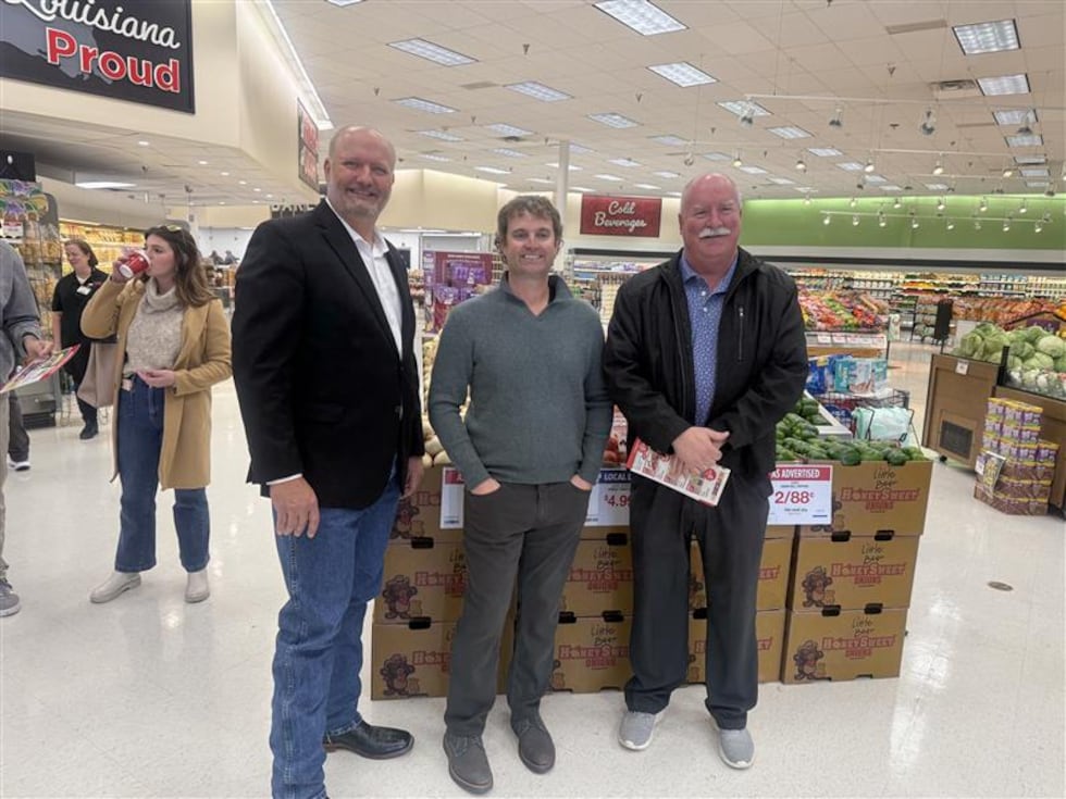 Mayors David McDavid and Wade Evans of Zachary and Central, respectively, join CEO Donny Rouse...