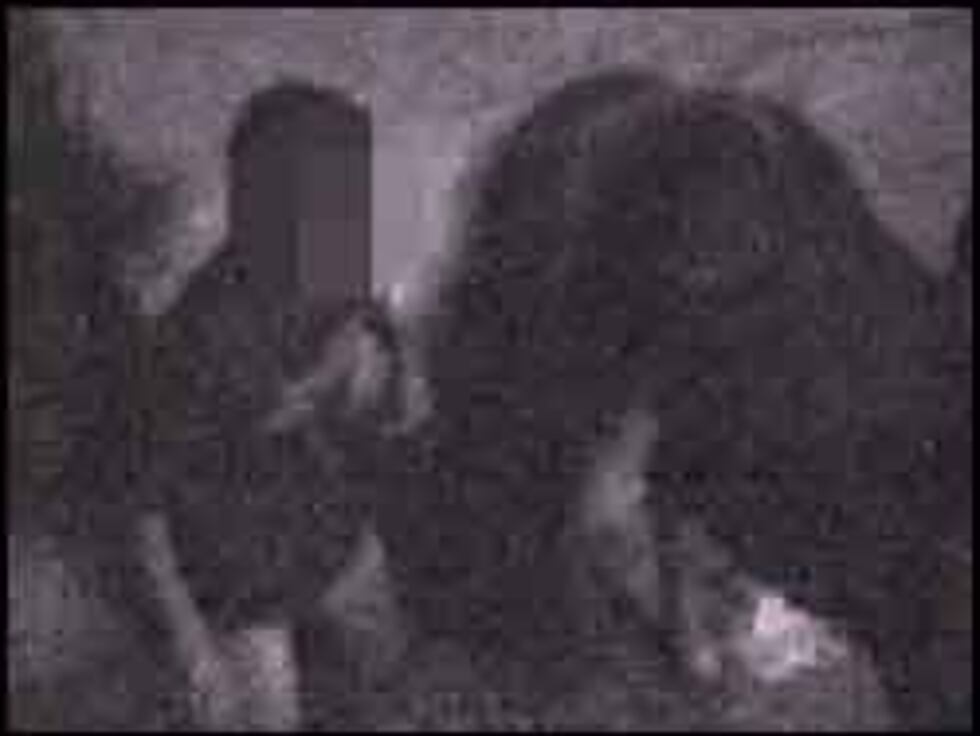 Image from Surveillance Tape; Suspect's Face Blurred