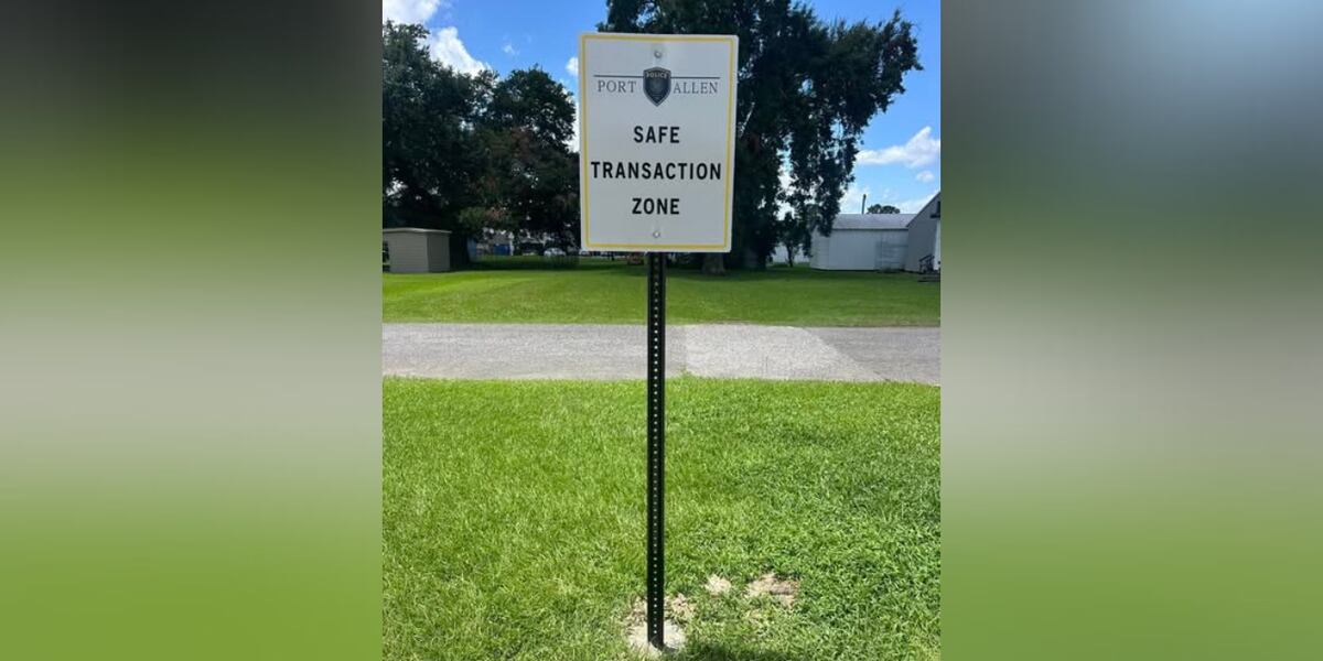 Safe Transaction Zone Port Allen PD adds ‘Safe Transaction Zone’ for online exchanges