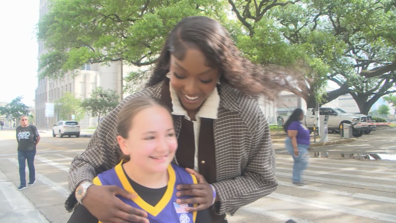 LSU star Flau’jae receives key to the city, day dedicated in her honor