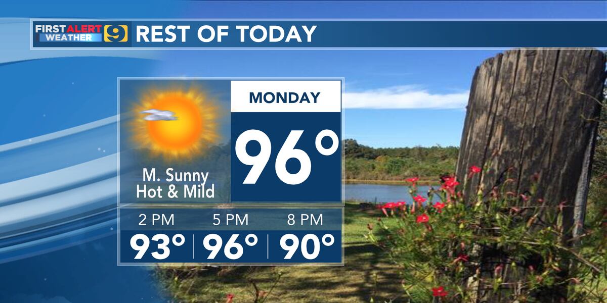 A brief break from oppressive humidity