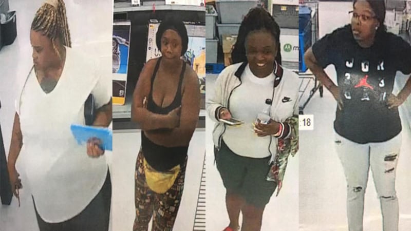 Police are looking for four unidentified women connected to a Denham Springs theft at a retail...