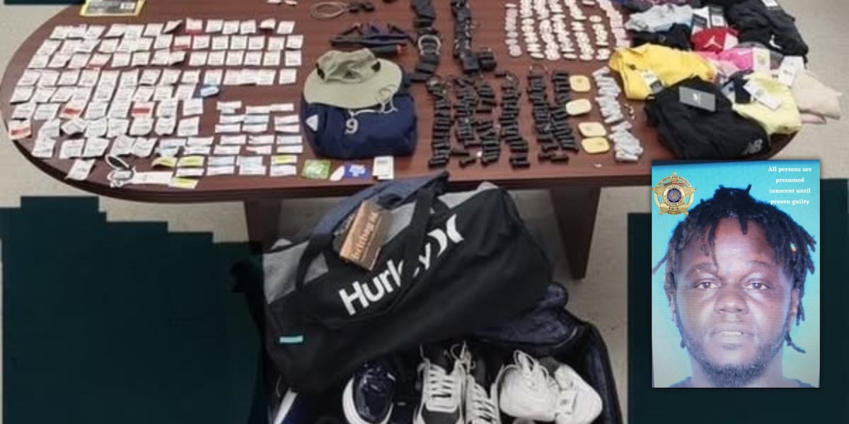 Tag Suspect LPSO: Retail theft suspect found across state lines with hundreds of ...