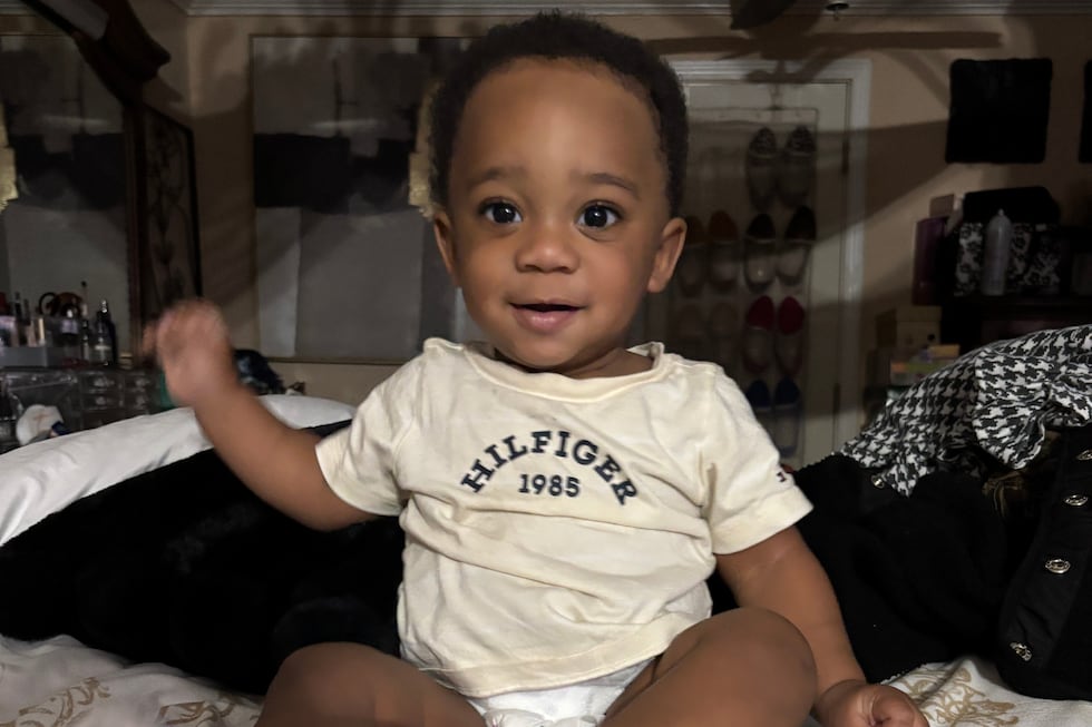 This undated photo provided by Veronica Roberson in June 2026 shows her grandson, Kohen Wiley,...