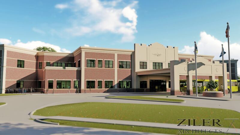 Rendering of Denham Springs Elementary.