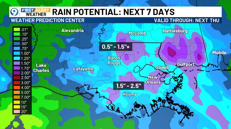 Weather Report Raining All Week Forecast