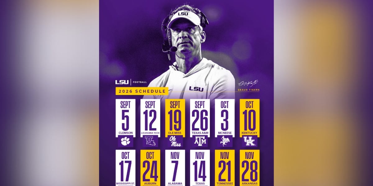 LSU Releases 2026 Football Schedule lsu-releases-2026-football-schedule