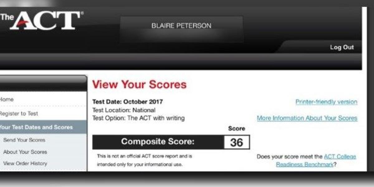 How rare is it to get a perfect score on the ACT?