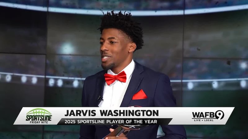 The winner of the 2025 Sportsline Player of the Year is Jarvis Washington from The Dunham School.
