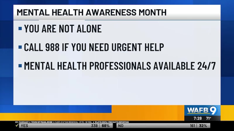 For anyone suffering with their mental health, there is hope and help available 24 hours a...