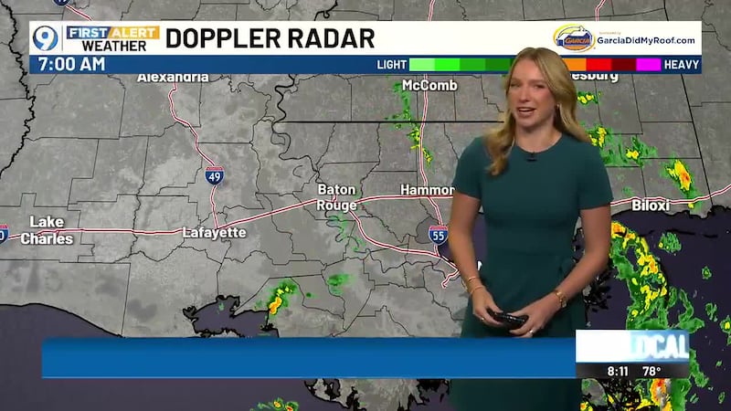 Sydney Goldberg gives the 9 a.m. forecast on Saturday, June 6.