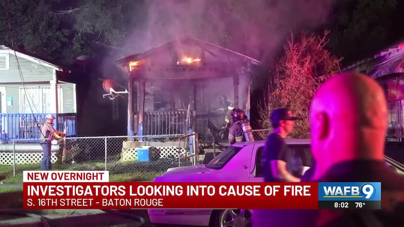 Investigators are working to determine the cause of a house fire that started in Baton Rouge...
