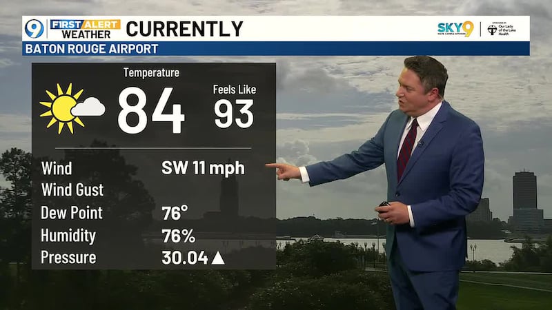 Jared Silverman gives the 9 a.m. weather forecast on Monday, June 22