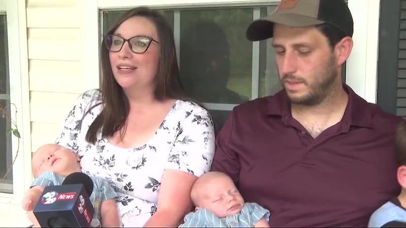 Richard and Lindsey Skelton now have three sets of twins, all born within the last seven years.