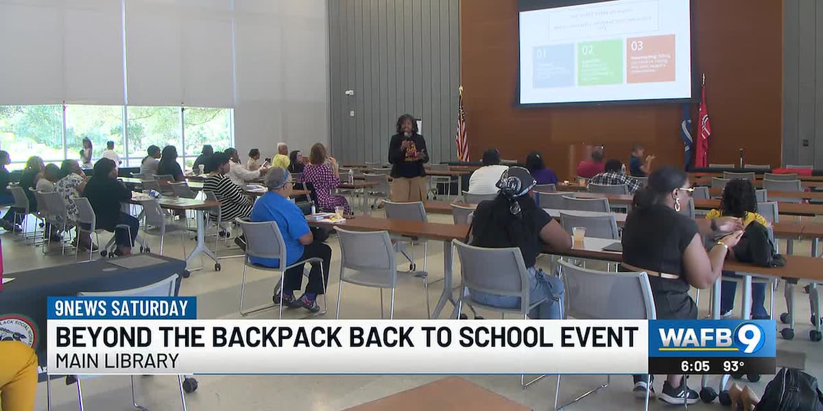 Community leaders host 'Beyond the Backpack' event Saturday