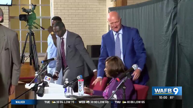 Three candidates for Mayor of Baton Rouge squared off during a debate.