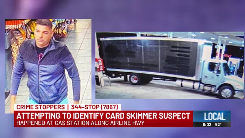 The Baton Rouge Police Department is asking for help identifying someone as part of a card...