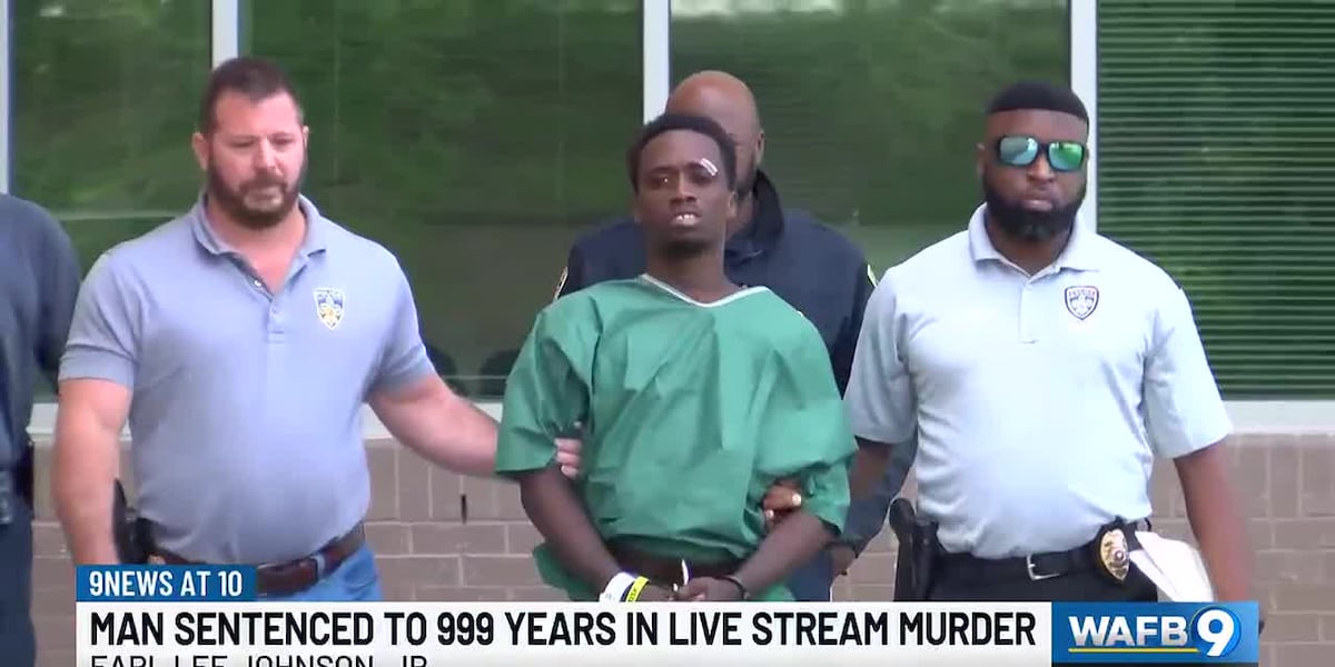 Man sentenced following murder conviction for streaming brutal killing live